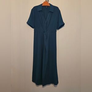 💚 Alfani Twisted Maxi Dress - emerald green